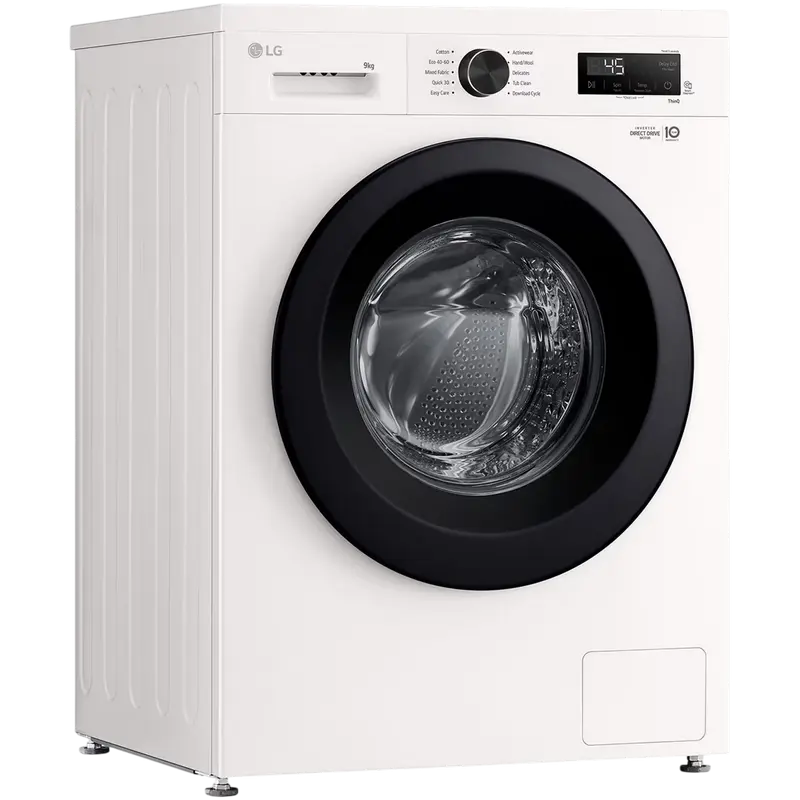 Mașină de spălat LG F4X1009NWK, 9kg, Alb