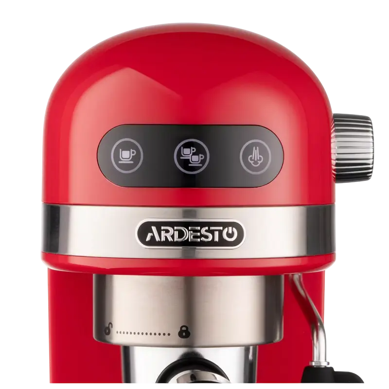 Кофеварка рожковая Ardesto YCM-E1501, 1350Вт, Красный