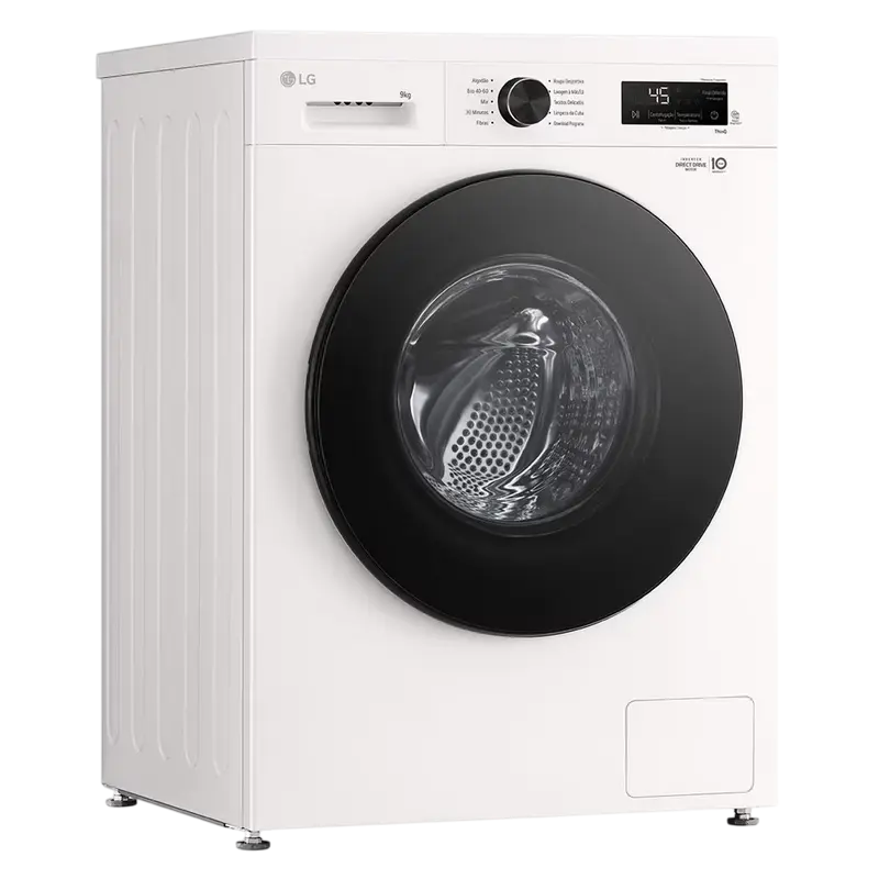 Mașină de spălat LG F4X1009NWB, 9kg, Alb