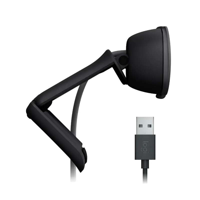 Cameră Web Logitech BRIO 105, Full-HD 1080P, Negru