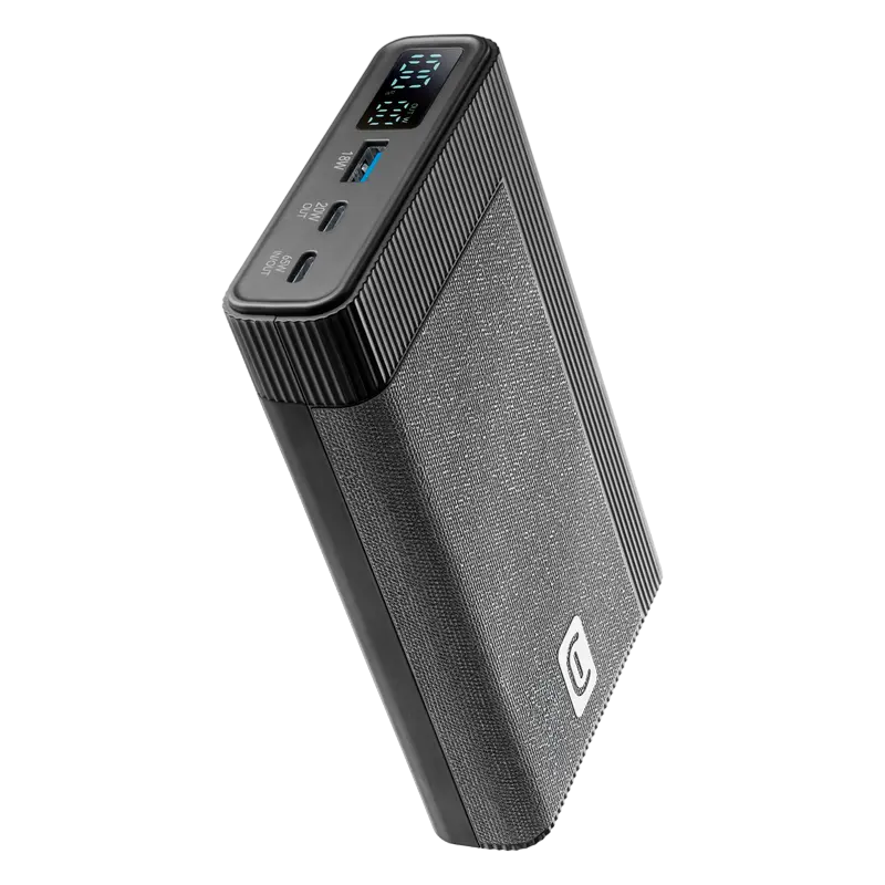 Încărcător portabil Cellularline Rocket Laptop, 20000mAh, Negru