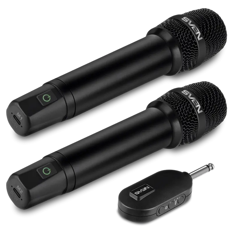 Cumpara  Microfoane - Microfon Karaoke SVEN MK-742, Fără fir, Negru..
