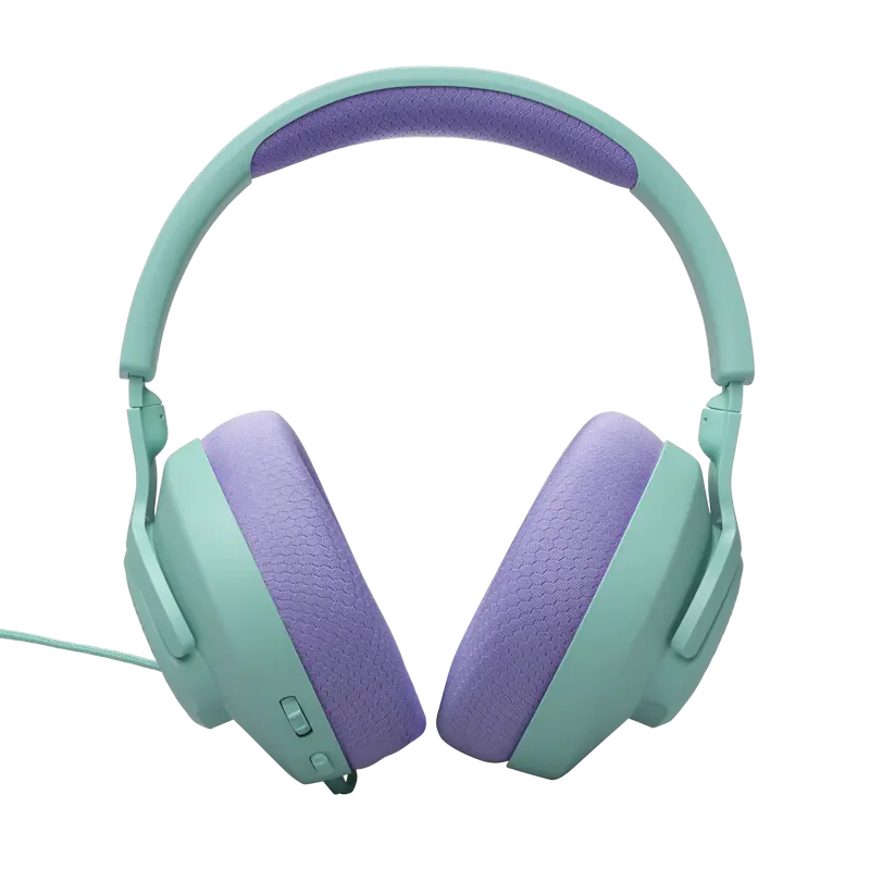 Căști gaming JBL Quantum 100M2, Cu fir, Cyan