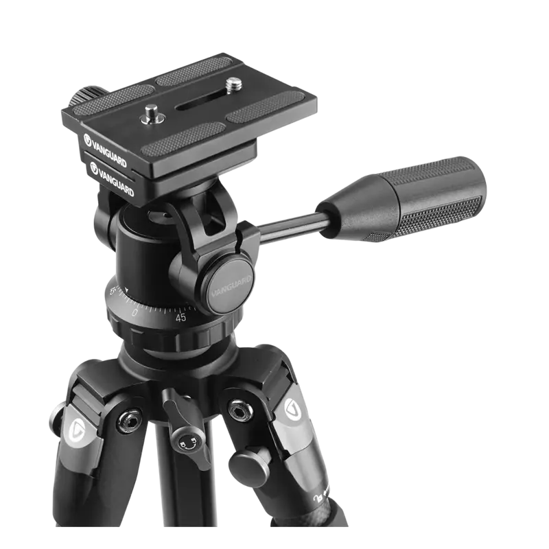Tripied Video Vanguard VEO3 263CO, Сap video panoramic cu 2 căi, Negru