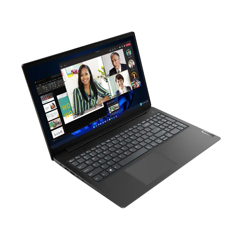 Laptop Business 15,6" Lenovo V15 G4 AMN, Negru, AMD Ryzen 3 7320U, 8GB/512GB, Fără SO