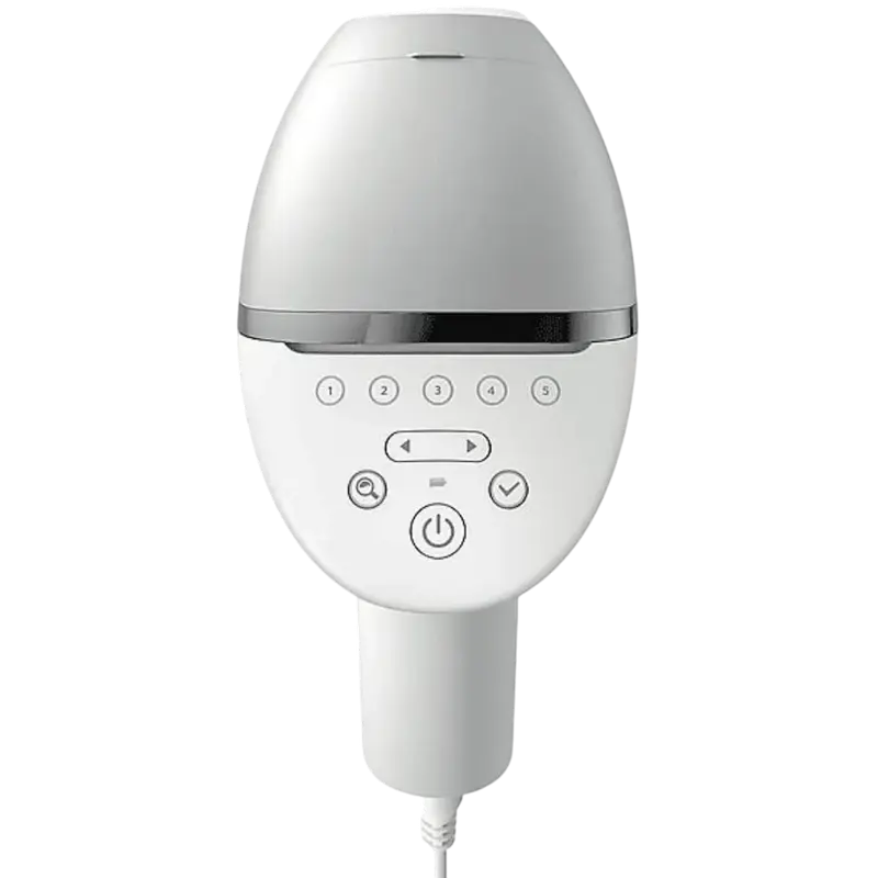 Epilator cu fototrapie Philips BRI940/00, Alb