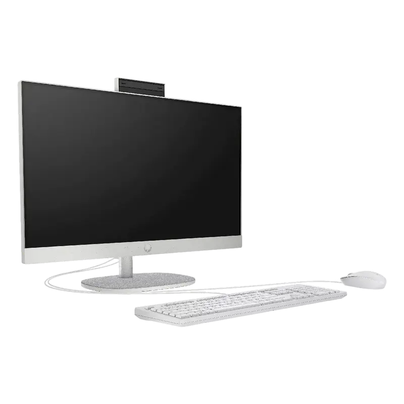 Computer All-in-One HP 24-cr0072ci, 23,8", AMD Ryzen 5 7520U, 16GB/512GB, FreeDOS, Alb