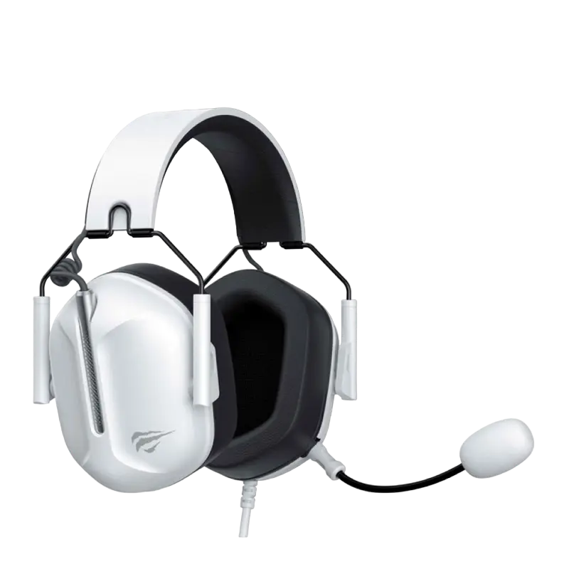 Căști gaming Havit H2033d, Cu fir, Alb