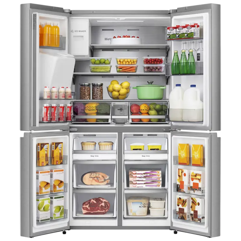 Frigider Hisense RQ760N4SASE, Oțel inoxidabil