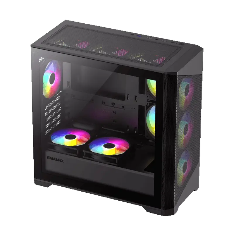 Carcasă PC Gamemax Destroyer MB, Micro-ATX, Fără PSU, Negru