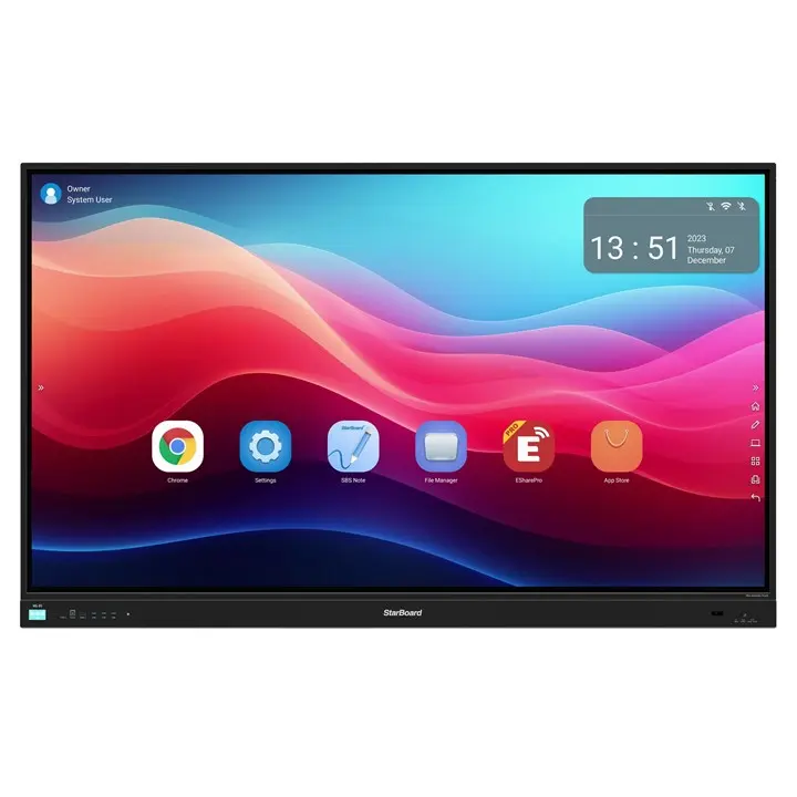 Display interactiv StarBoard IFPD-YL6X-PRO-86, Negru