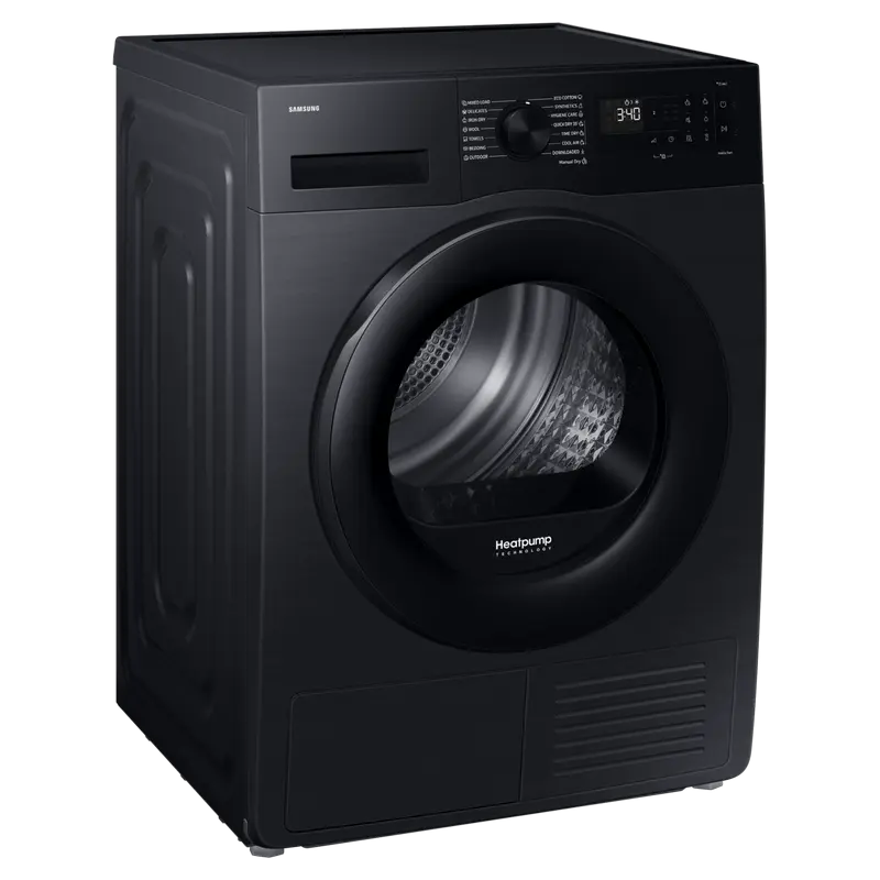 Uscător de rufe Samsung DV90DG52A0ABLE, 9kg, Negru