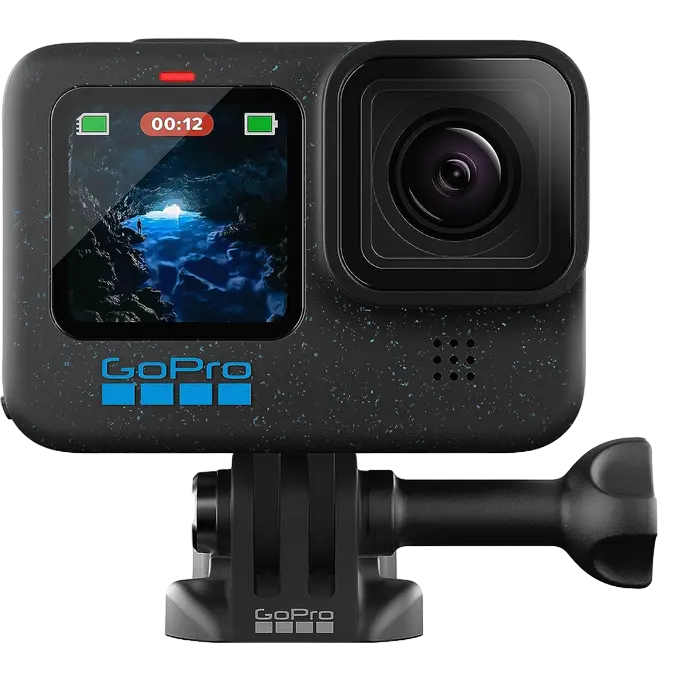 Cameră Video Sport GoPro Hero 12 + Enduro + Head Strap + Handler Floating, Negru