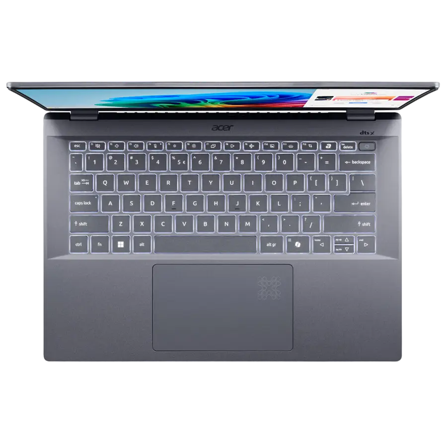 Ноутбук 14,5" Acer Swift Go 14 AI SFG14-01, Steel Grey, Qualcomm Snapdragon X Plus X1P-42-100, 16Гб/1024Гб, Windows 11 Home