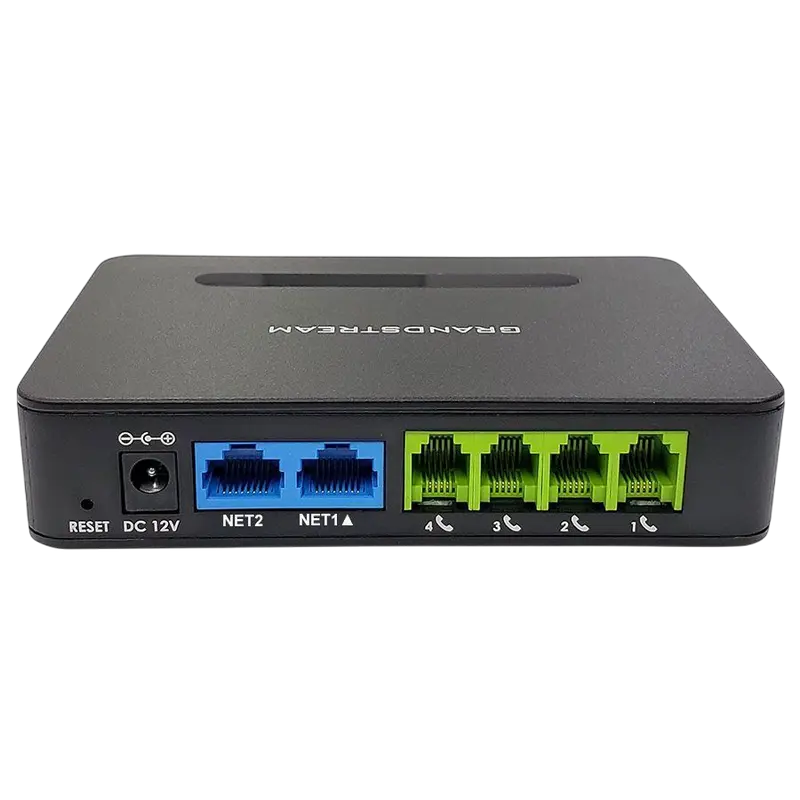 VoIP-маршуризатор  Grandstream HT814 v2, Черный