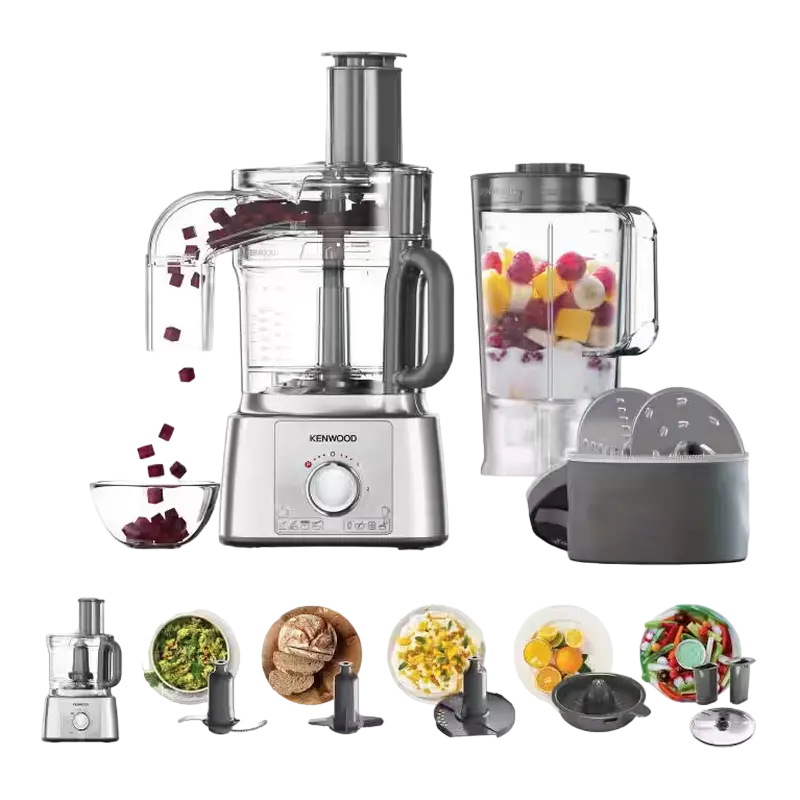 Robot de bucătărie Kenwood FDP 65.820SI, Argintiu