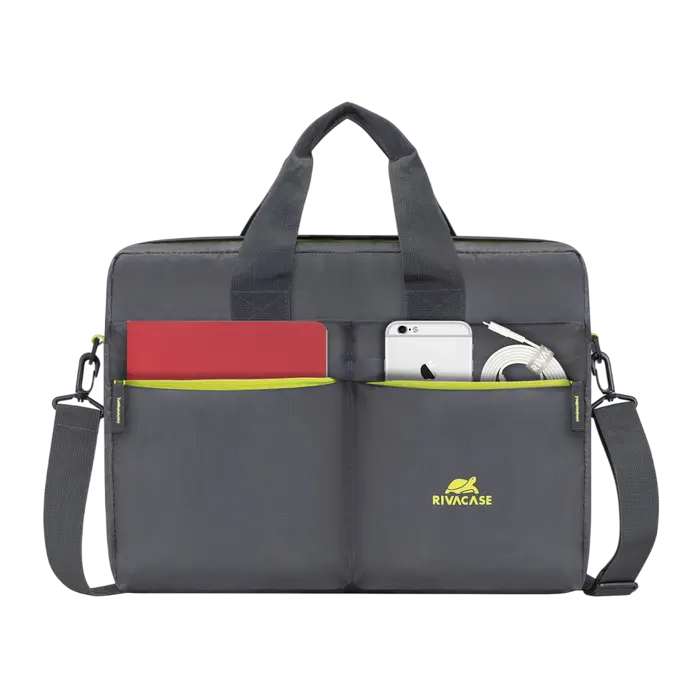Geantă pentru Laptop Rivacase 5532, 16", Poliester, Gri