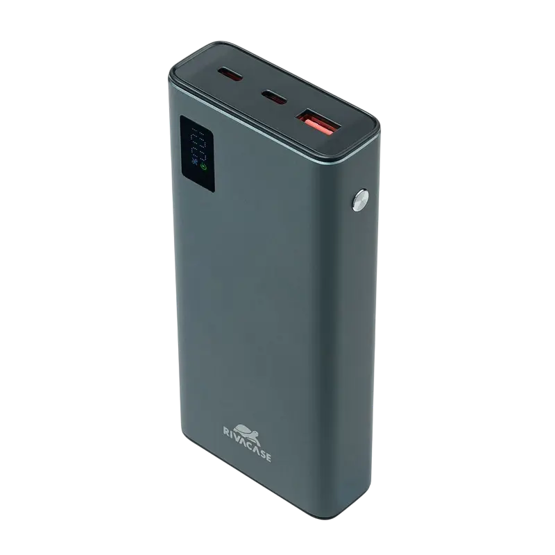Încărcător portabil Rivacase VA1022, 20000mAh, Gri