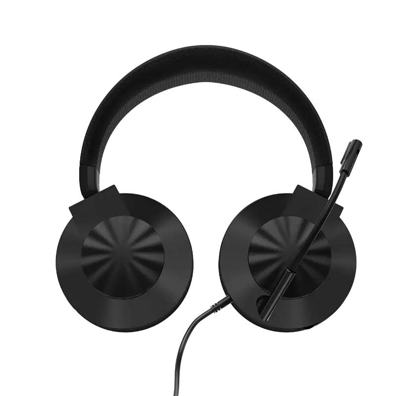 Căști gaming Lenovo Legion H210, Cu fir, Negru