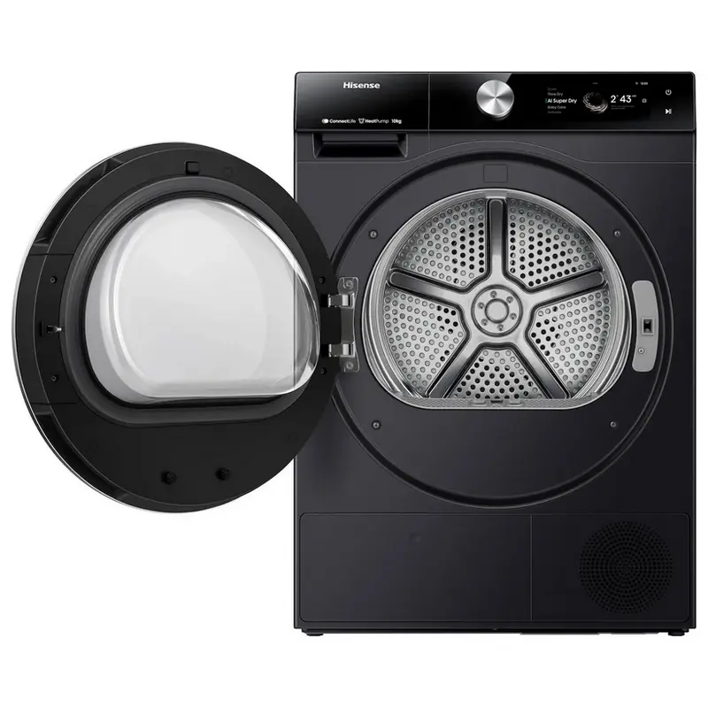 Uscător de rufe Hisense DH7S107BB, 10kg, Negru