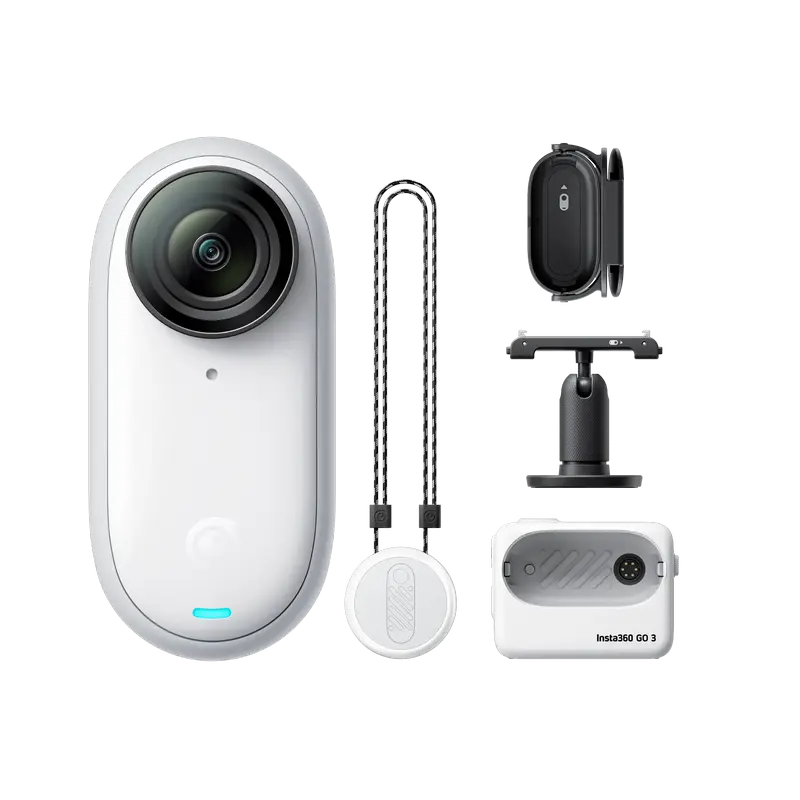 Cameră Video Sport Insta360 GO 3S Standard Edition, Alb
