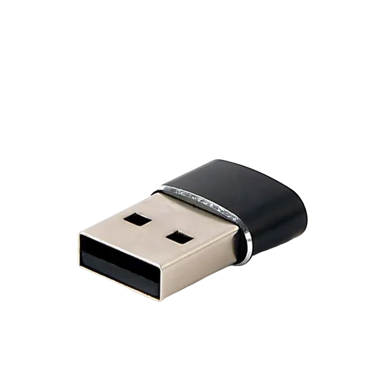 Adapter pentru cablu USB Cablexpert A-USB2-AMCF-02, USB Type-A (M)/USB Type-C (F), Negru