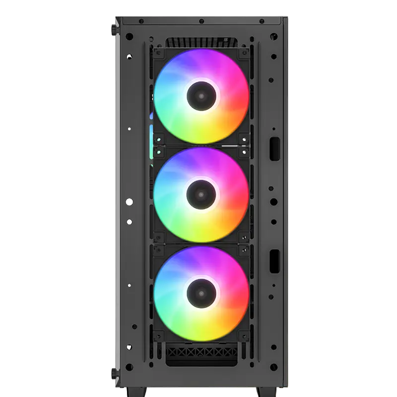 Carcasă PC Deepcool CC560  ARGB V2, Midi-Tower, Fără PSU, Negru