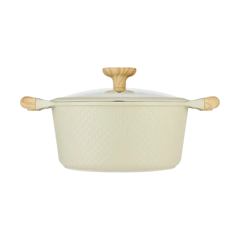 Cratiță RESTO 93803, 4,2L, 24cm, Bej