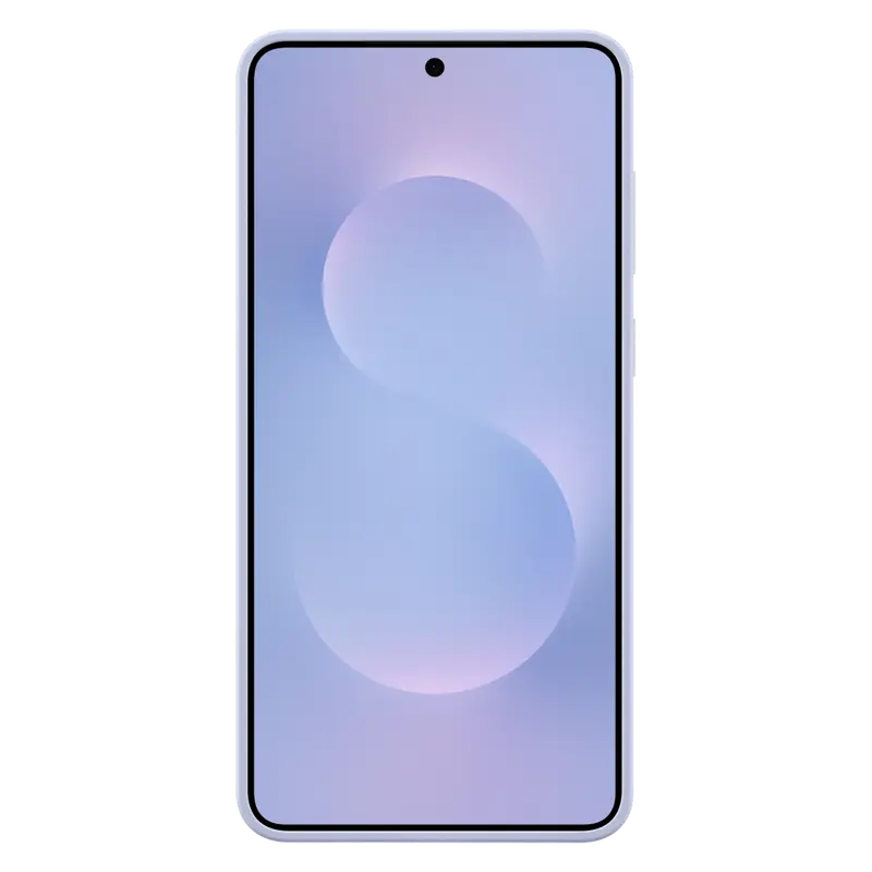 Husă Samsung Silicone Cover pentru Galaxy S25 Edge, Albastru deschis