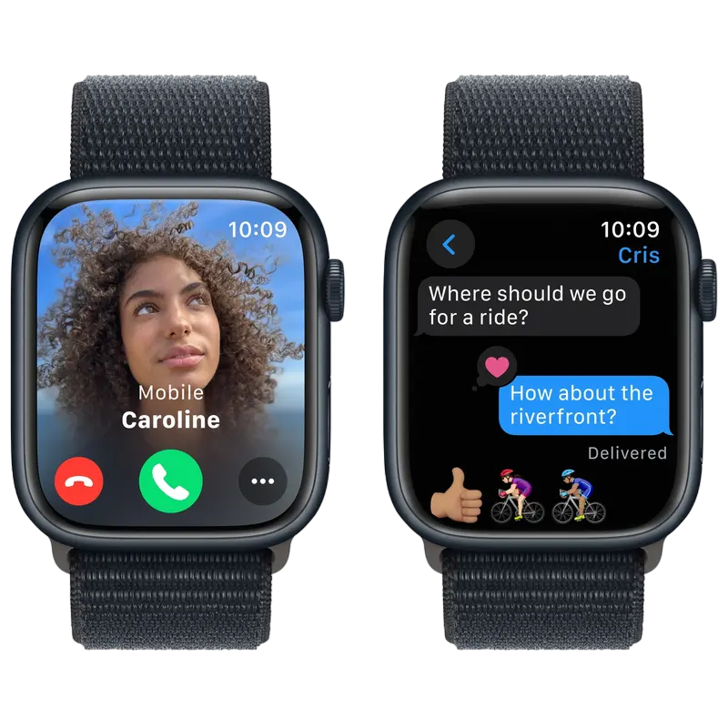Ceasuri inteligente Apple Watch Series 9 GPS, 45mm, Midnight