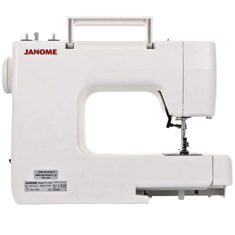 Mașină de cusut JANOME TC-1212, Alb