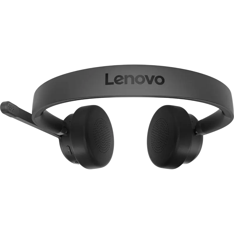 Căști Lenovo VoIP Teams Wireless, Negru