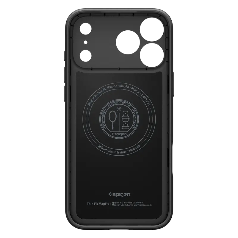 Husă Spigen Thin Fit Mag Magsafe pentru Apple iPhone 17 Pro Max, Negru
