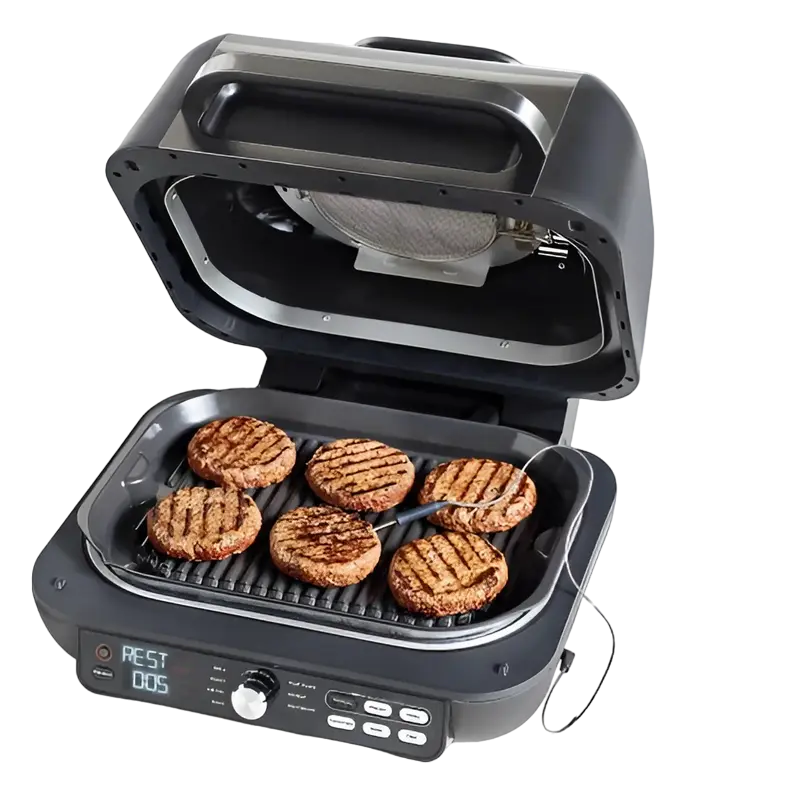 Friteuză cu aer cald Ninja AG651UK, Negru | Argintiu