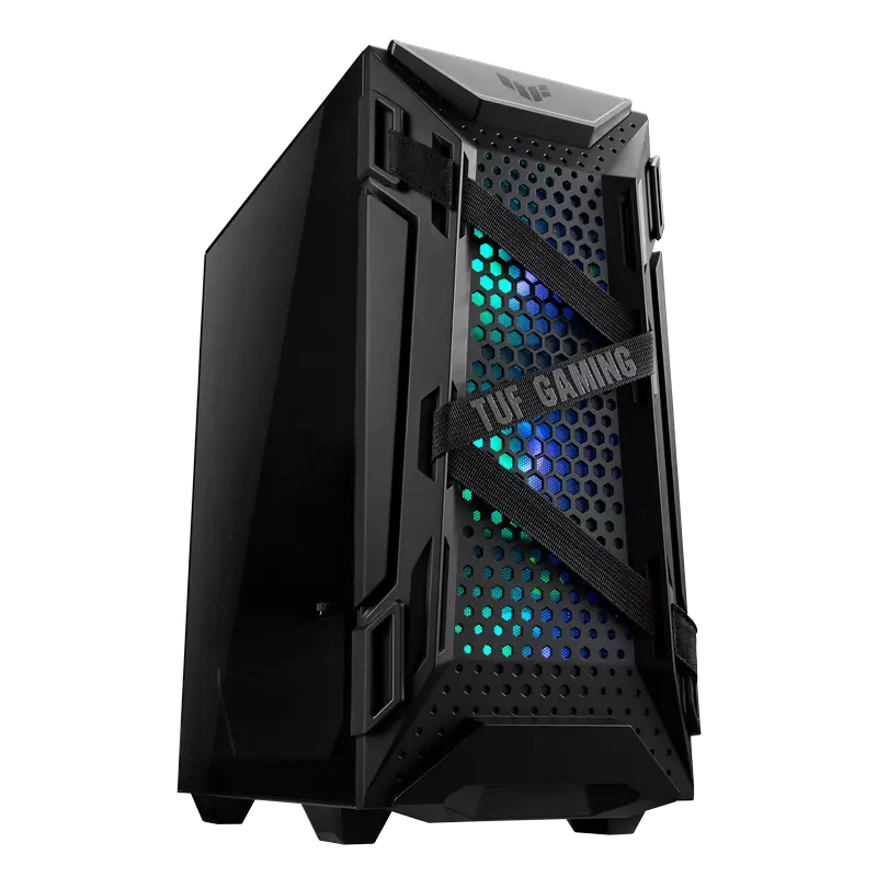 Компьютерный корпус ASUS TUF Gaming GT301, Midi-Tower, Без блока питания, Чёрный