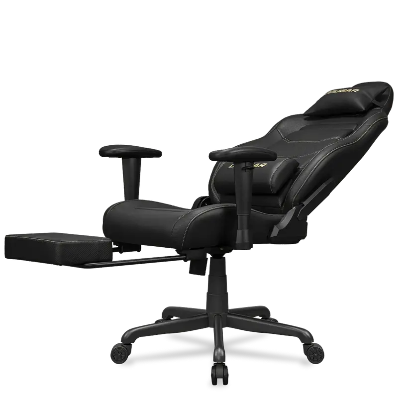 Scaun Gaming Cougar Explore Neo, PVC Piele, Negru | Auriu