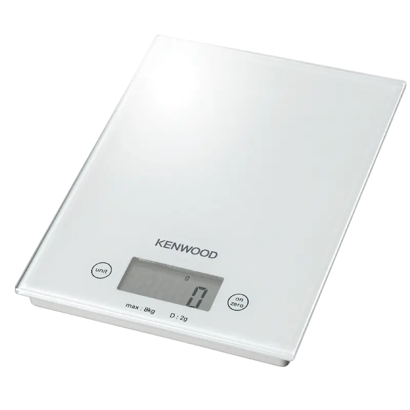 Cântar electronic de bucătărie Kenwood DS 401, Alb