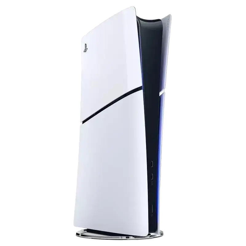 Игровая консоль SONY PlayStation 5 Slim Digital Edition+Fortnite Flowering Chaos, Белый