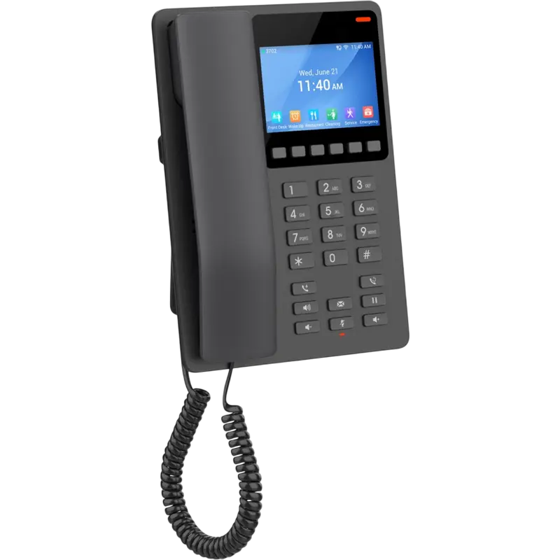 Telefon IP Grandstream GHP631W, Negru