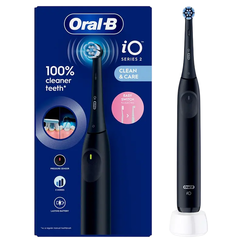 Periuță de dinți electrică Braun Oral-B iO2, Night Black