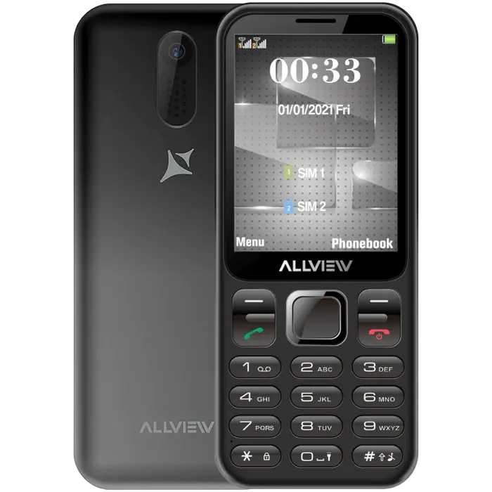 Cumpara  Telefoane cu butoane - Telefon mobil Allview M20 Luna, Gri..