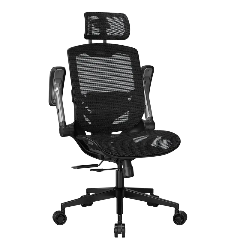 Scaun Gaming Cougar Speeder One, Plasă Respirabilă, Negru