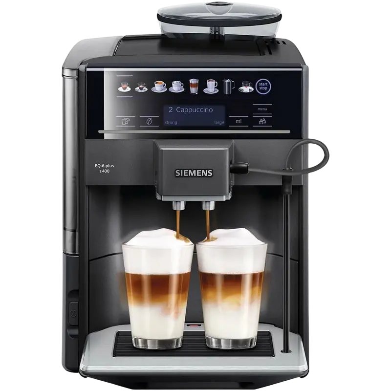 Aparat de cafea Siemens TE654319RW, Negru