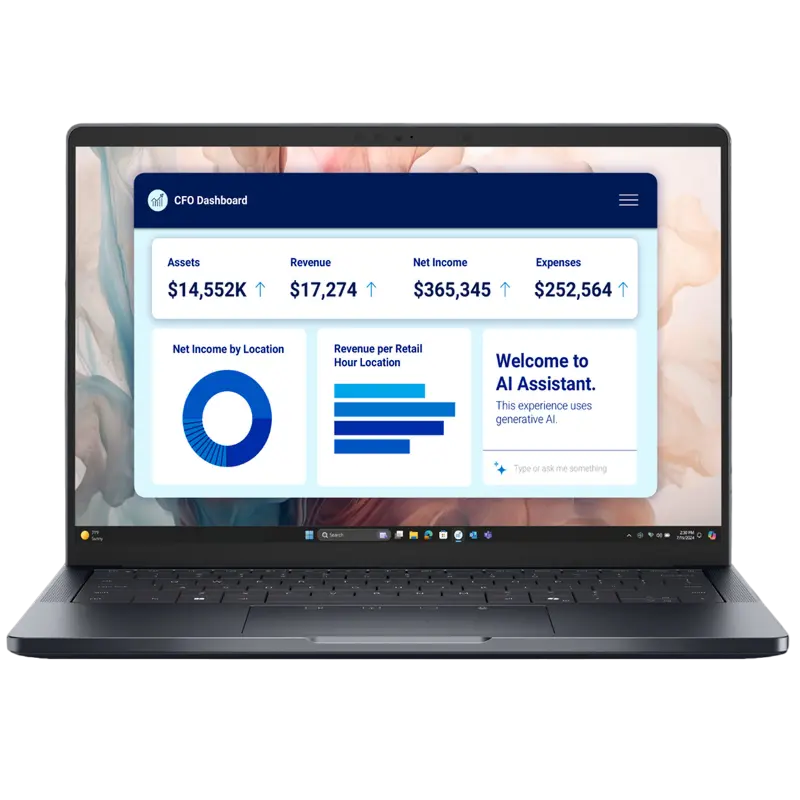 Laptop Business 14" DELL Pro 14 Premium PA14250, Magneziu, Intel Core Ultra 7 268V, 32GB/1024GB, Windows 11 Pro