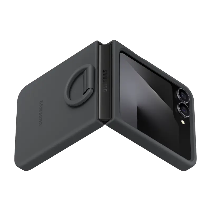 Чехол Samsung Silicone Case for Flip7 FE, Чёрный
