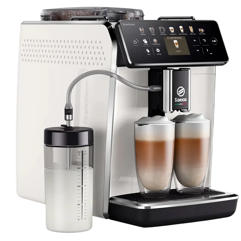 Espressor Saeco SM6580/20, Alb | Negru