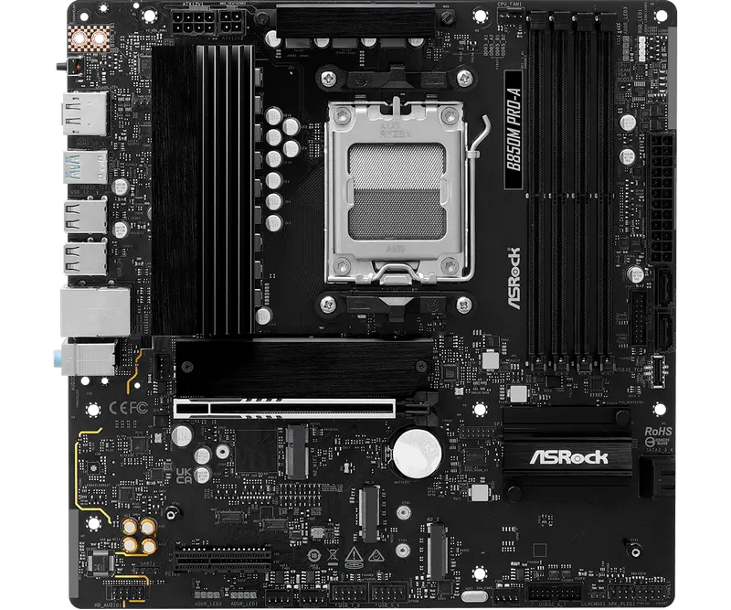 Placa de bază ASRock B850M Pro-A, AM5, AMD B850, Micro-ATX