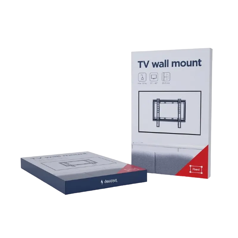 Suport fixat pe perete Gembird WM-42F-04, Negru