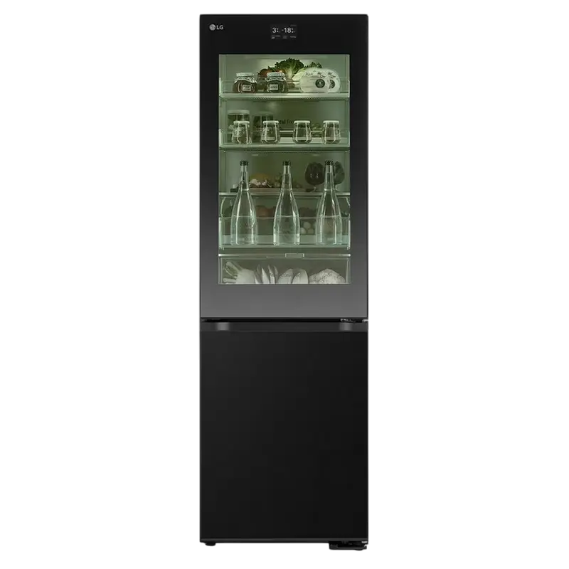 Холодильник LG GBG7190CEV, Чёрный..