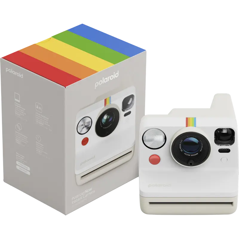 Фотоаппарат моментальной печати Polaroid Now Gen 3, Pebble White